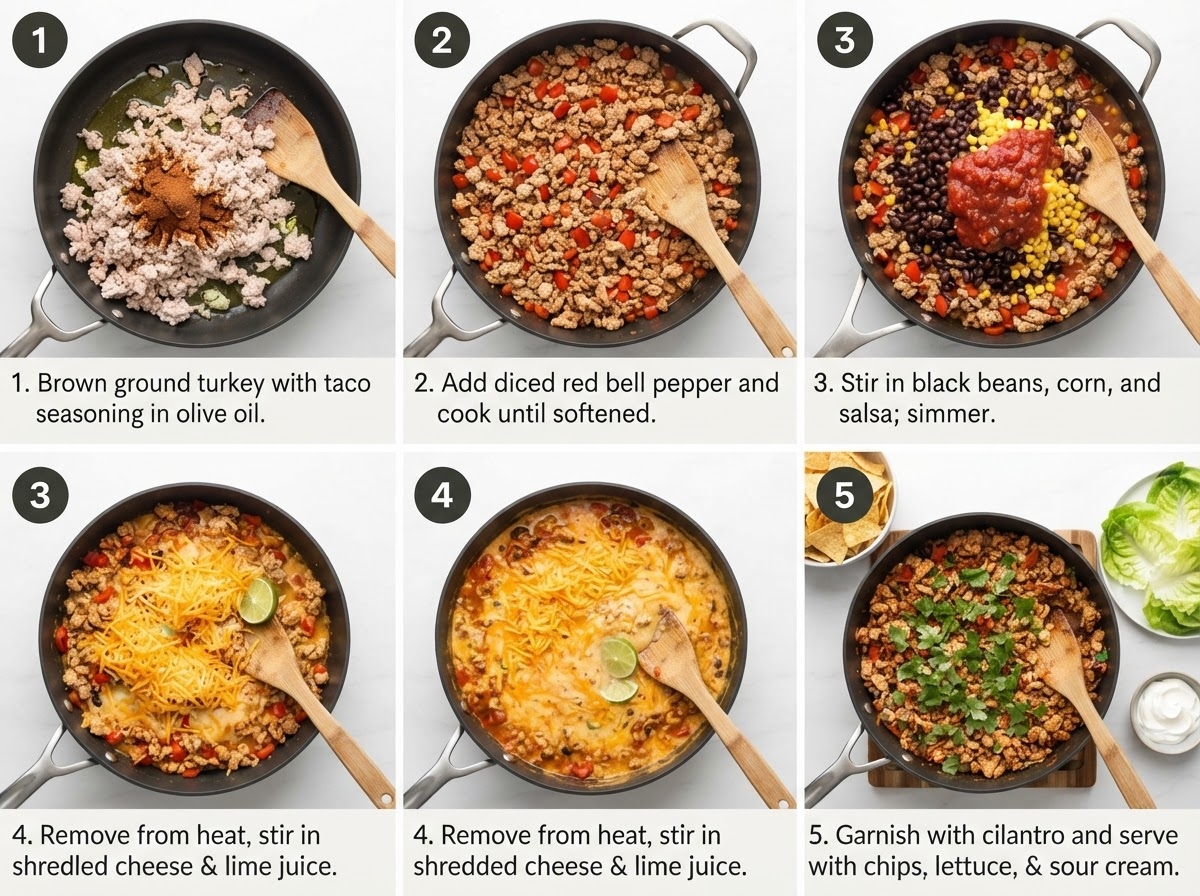 High-Fiber Taco Turkey Skillet 3 PRE High-Fiber Taco Turkey Skillet