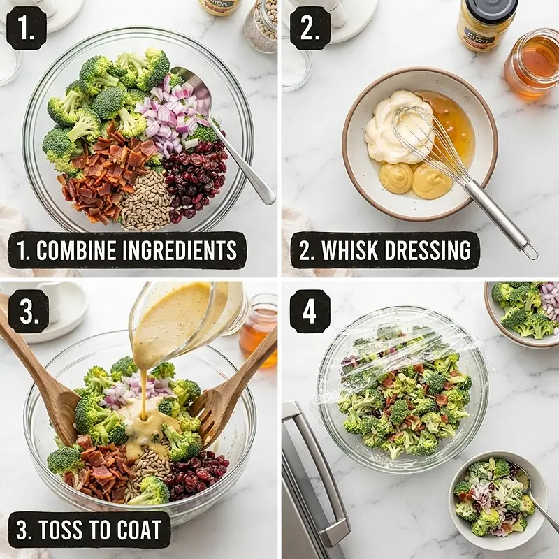 PREPARING THE Honey Mustard Broccoli Salad