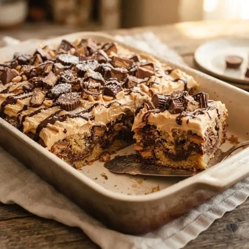 Reeses Peanut Butter Sheet Cake 5 Reeses Peanut Butter Sheet Cake