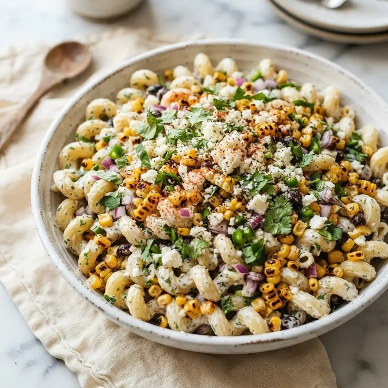 Roasted Corn Jalapeno Pasta Salad