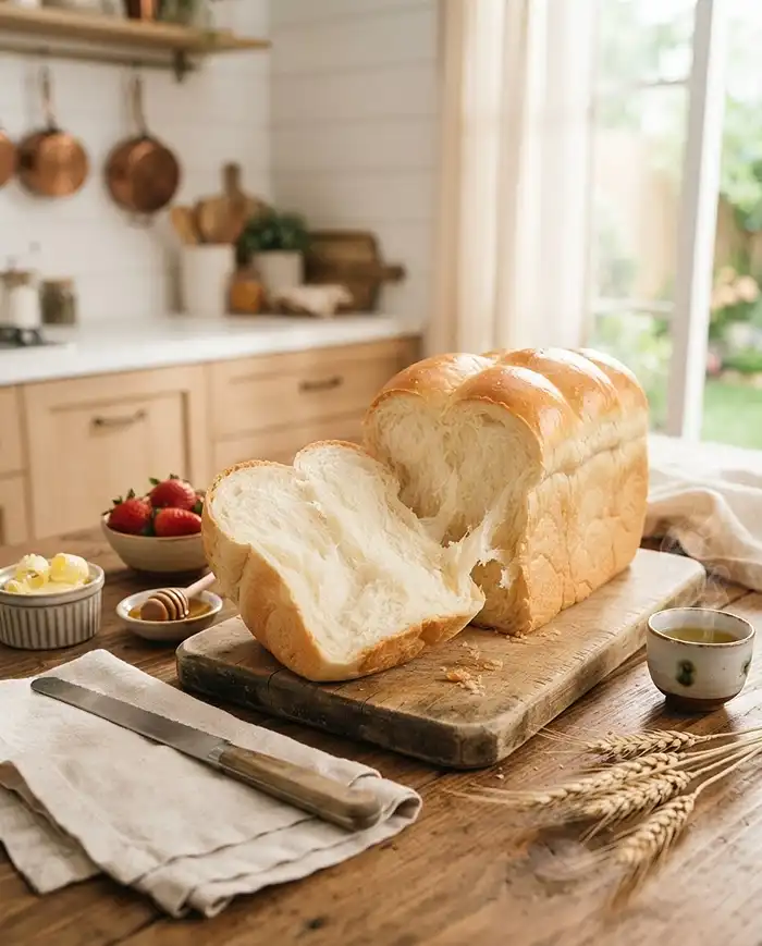 Japanese Milk Bread (Shokupan) 5 Shokupan