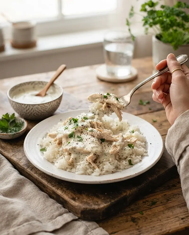 Slow Cooker Creamy Ranch Chicken 4 Slow Cooker Creamy Ranch Chicken RECIPE