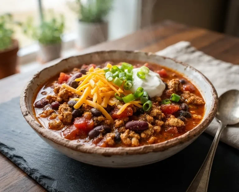Smoky Ground Turkey Chili