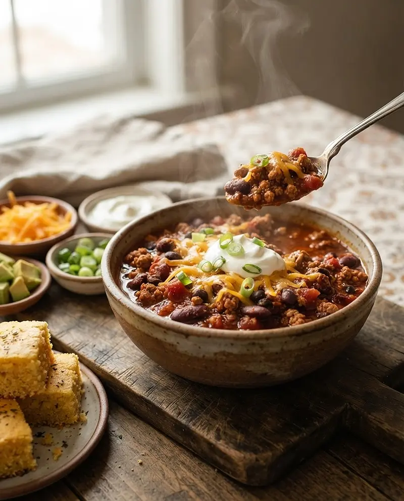 Smoky Ground Turkey Chili 4 Smoky Ground Turkey Chili RECIPe