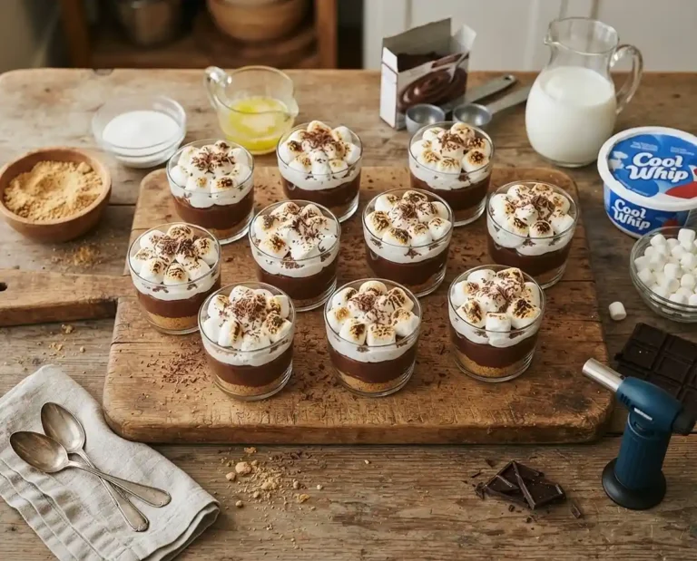 Smore Pudding Dessert Cups