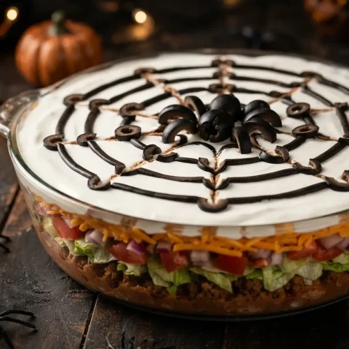 Spider Web Taco Dip