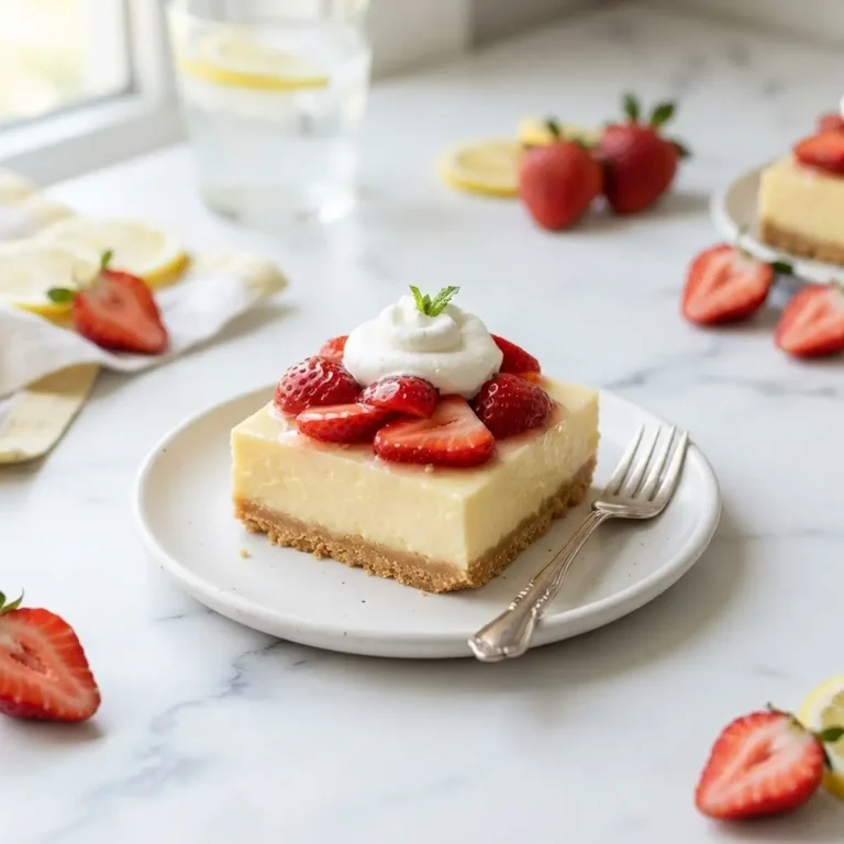 Strawberry Lemonade Icebox Bars