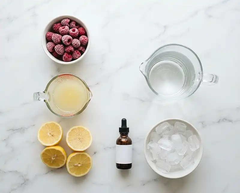 Sugar free raspberry lemonade​ Ingredients