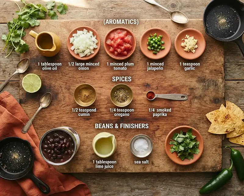 black beans canned​ Recipe Ingredients