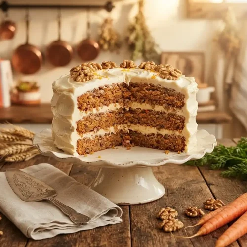 brown butter cream cheese frosting carrot cake​