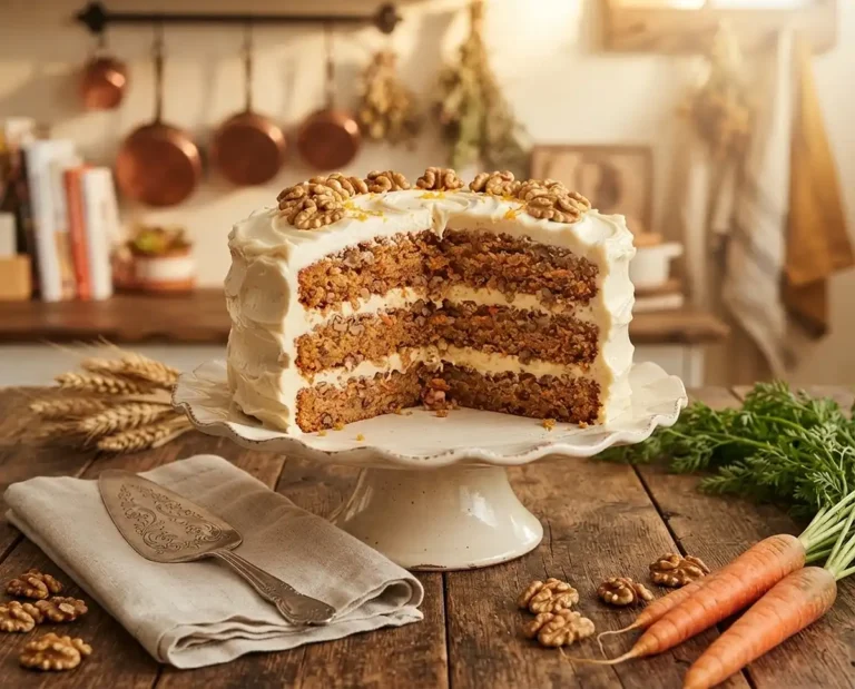brown butter cream cheese frosting carrot cake​