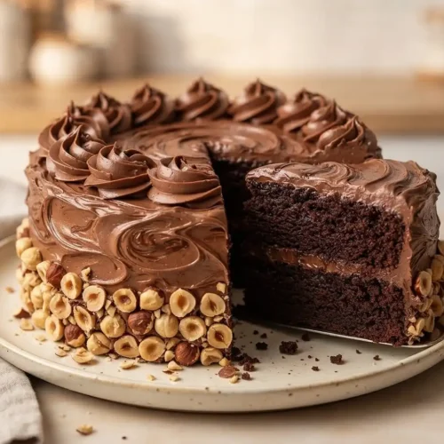 Chocolate Nutella Cake 2 chocolate nutella cake