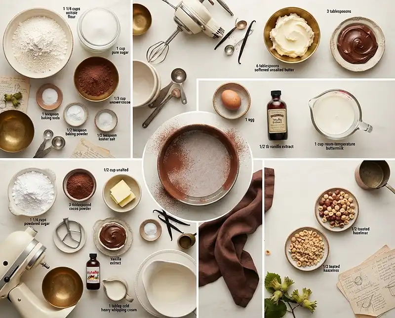 Chocolate Nutella Cake 3 chocolate nutella cake Ingredients