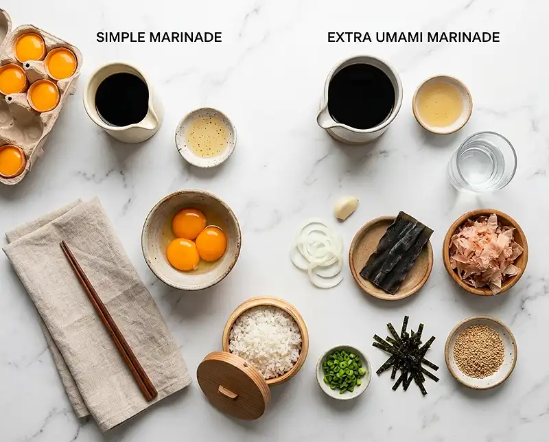 Soy Sauce Cured Egg Yolk 3 cured egg yolk recipe soy sauce Ingredients