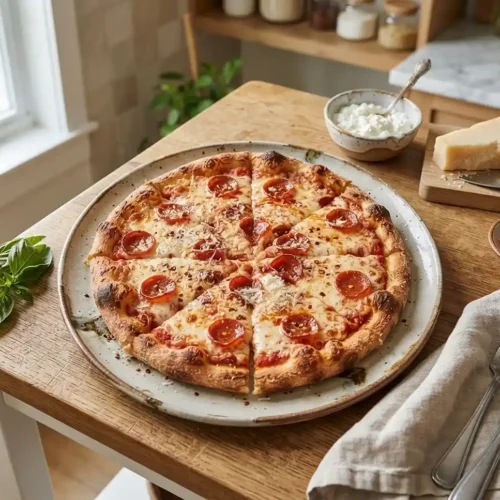 high protein cottage cheese pizza crust​