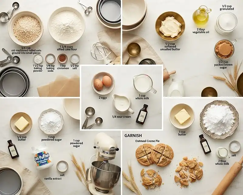 Oatmeal Creme Pie Cake 3 oatmeal creme pie cake Ingredients