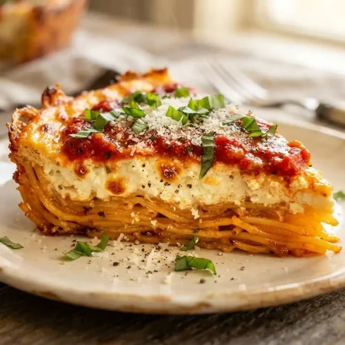 spaghetti pie​
