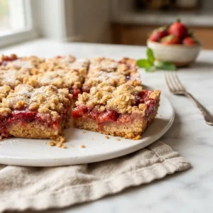 Strawberry Oat Crumble Bars 5 the Strawberry Oat Crumble Bars
