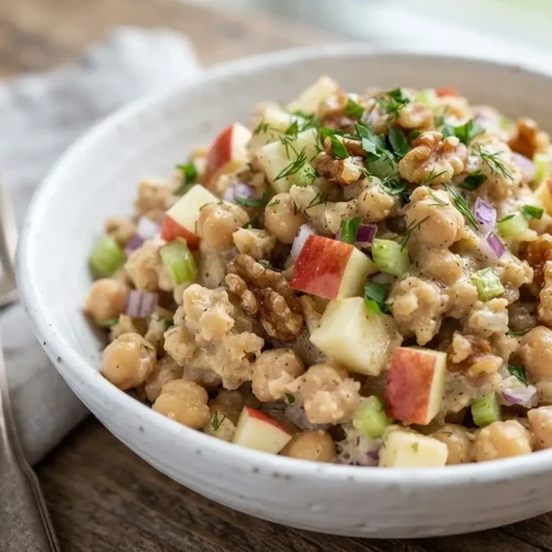 Apple Walnut Chickpea Salad