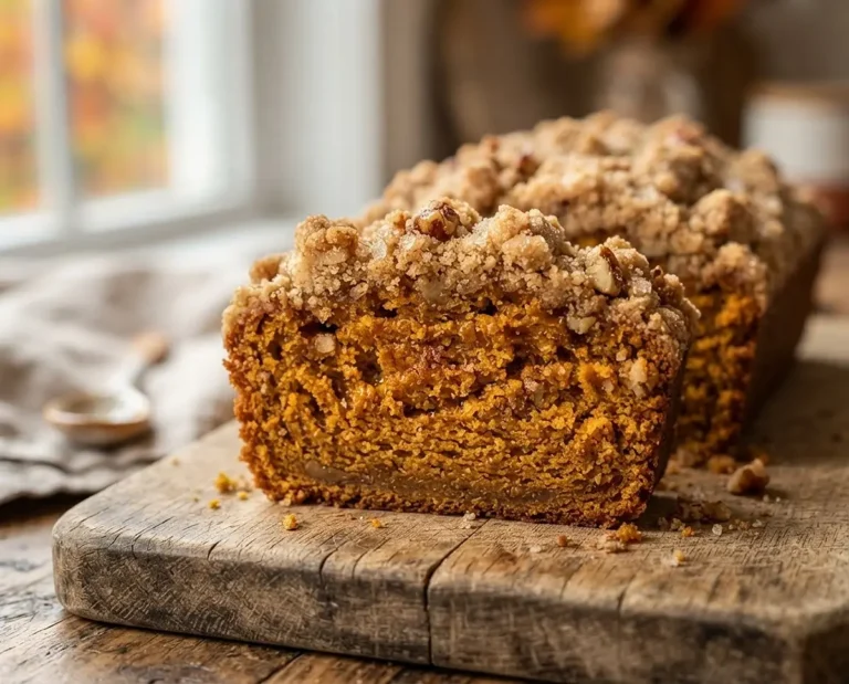 Brown Butter Pumpkin Crumb Bread