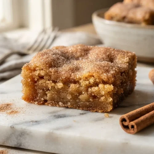 Brown Butter Snickerdoodle Blondies