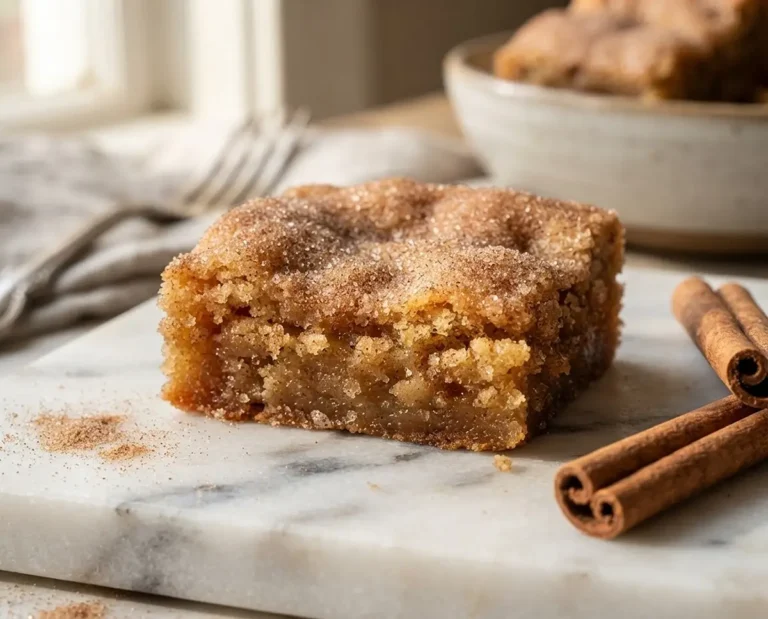 Brown Butter Snickerdoodle Blondies