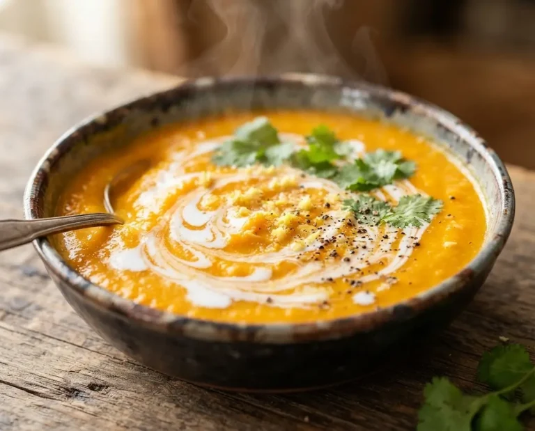 Butternut Carrot Ginger Soup