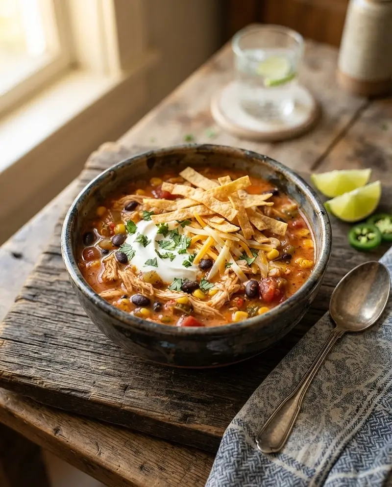 Chicken Enchilada Corn Soup Recipe 4 pre Chicken Enchilada Corn Soup