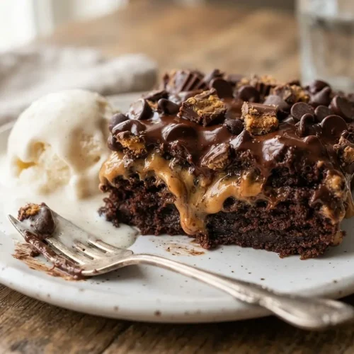 Chocolate Peanut Butter Dump Cake Recipe 5 Chocolate Peanut Butter Dump Cake