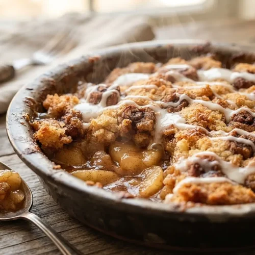 Gooey Cinnamon Roll Apple Dump Cake 5 Cinnamon Roll Apple Dump Cake