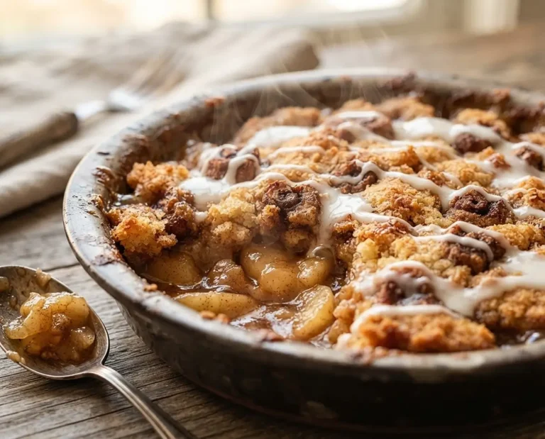 Cinnamon Roll Apple Dump Cake