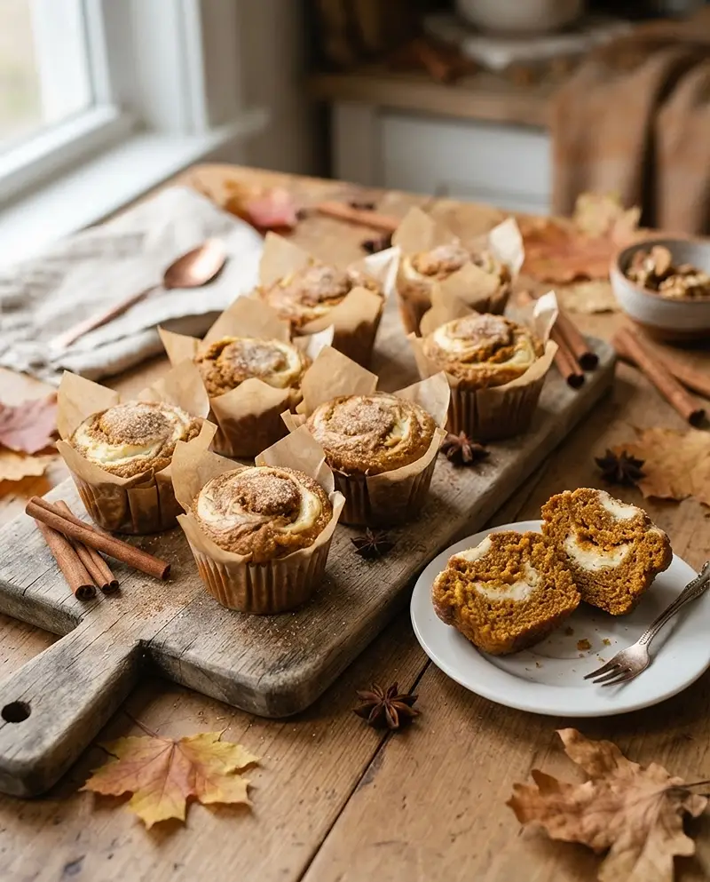 Cream Cheese Pumpkin Muffin Cups 4 Cream Cheese Pumpkin Muffin Cups recipe