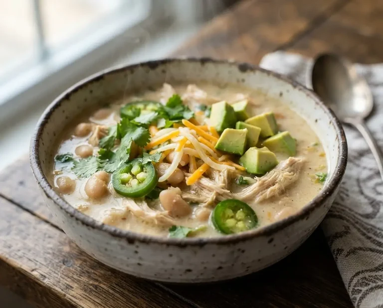 Creamy Jalapeño White Chicken Chili