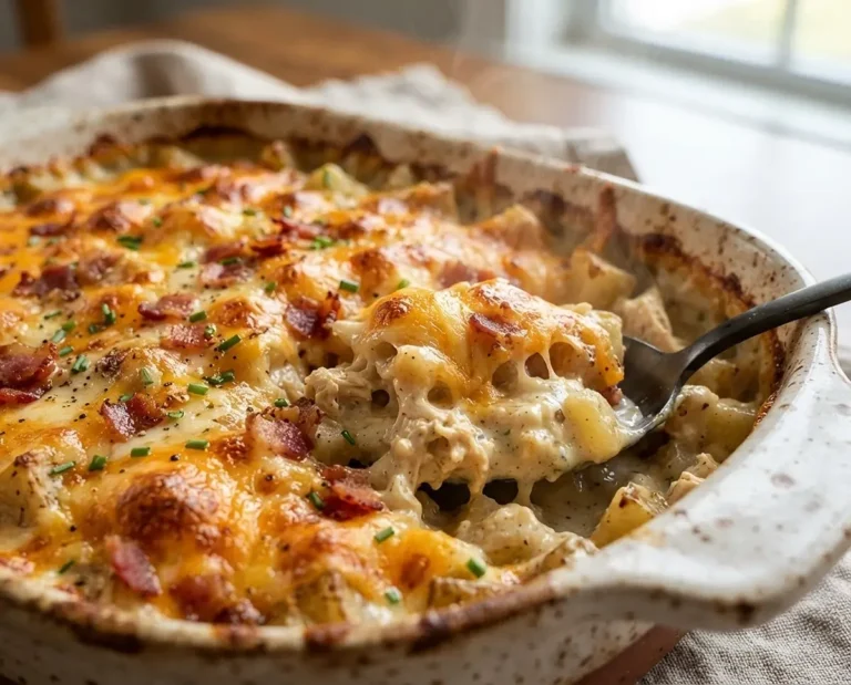 Creamy Ranch Chicken Potato Casserole