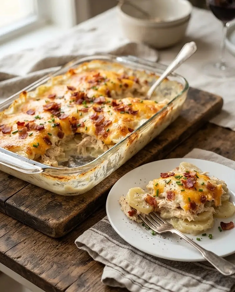 Creamy Ranch Chicken Potato Casserole 4 Creamy Ranch Chicken Potato Casserole recipe