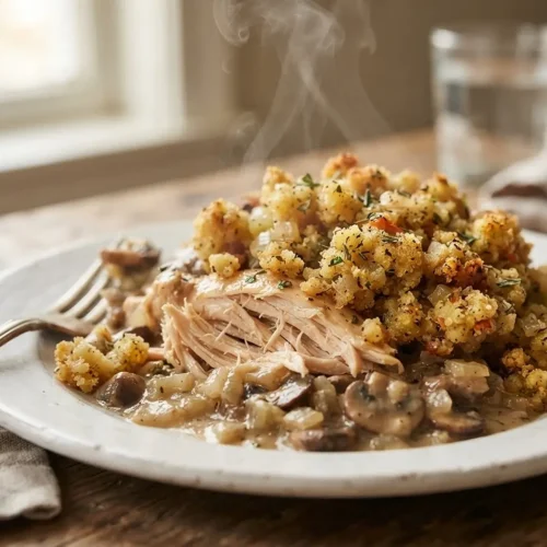 Crockpot Chicken and Stuffing Dinner 5 Crockpot Chicken and Stuffing Dinner