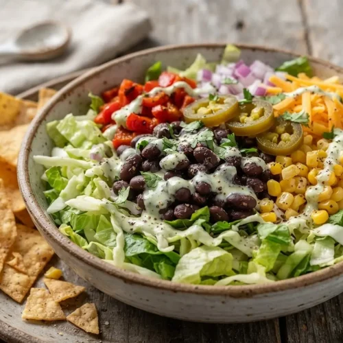 Fiber-Rich Black Bean Taco Bowls