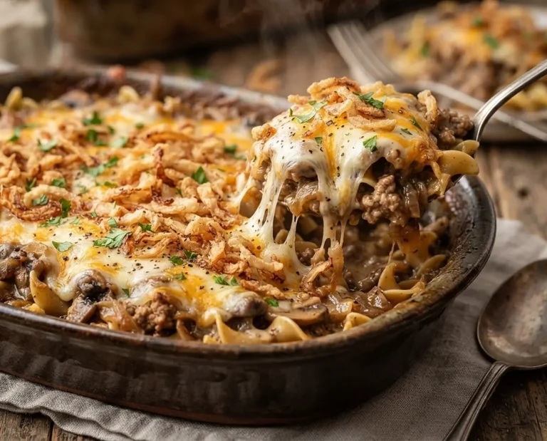 French Onion Ground Beef Casserole