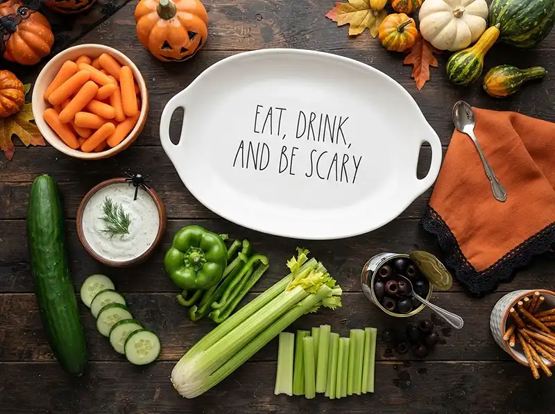 Pumpkin Patch Veggie Tray for Halloween 2 Halloween Pumpkin Patch Veggie Tray Ingredients