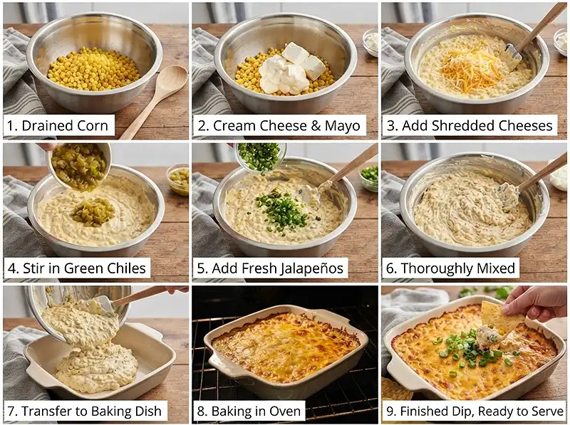 How to Cook Baked Jalapeno Corn Dip