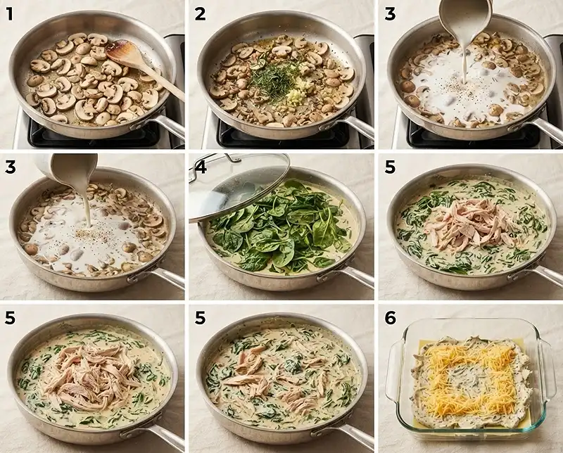 How to Cook chicken rosemary lasagna​