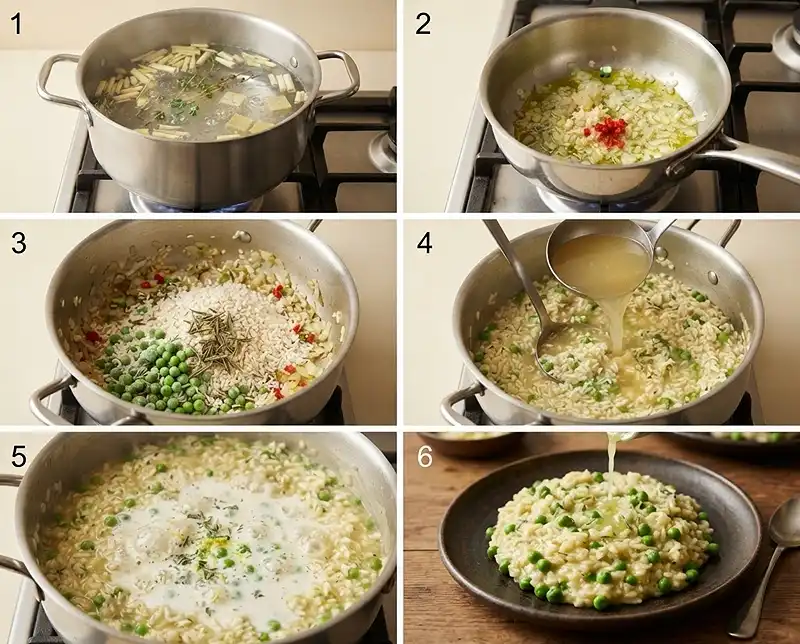 How to Make lemongrass risotto recipe​