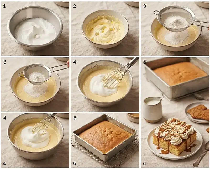 How to Make Lotus Milk Cake 4 How to Make lotus milk cake
