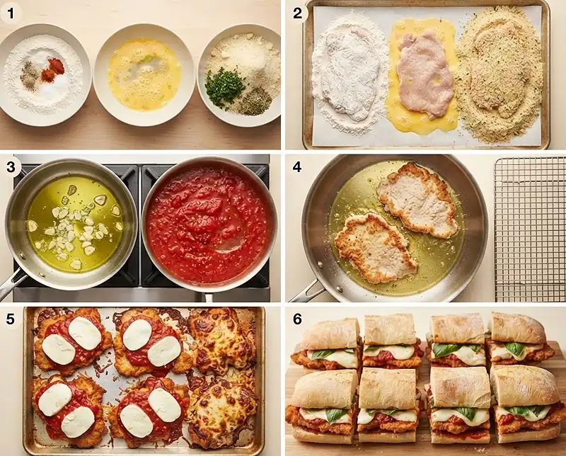How to Make veal parm sandwich recipe​