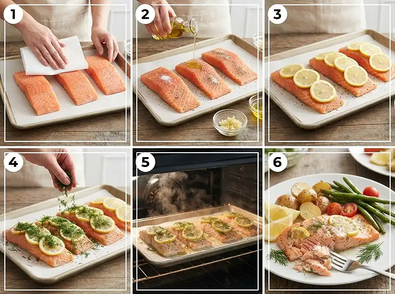 How to make this easy lemon herb salmon recipe​