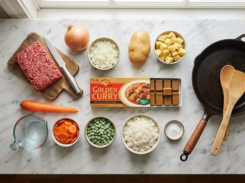 ING Japanese Curry Ground Beef Skillet
