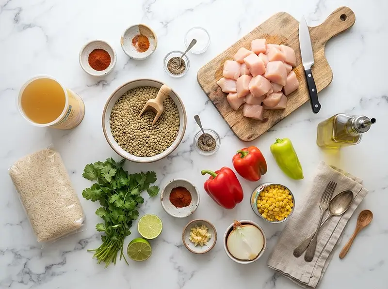 ING Lentil Chicken Harvest Bowls