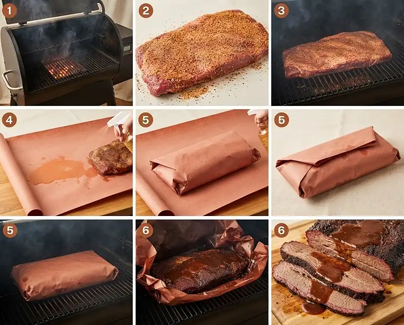 instructions for Traeger Smoked Brisket Flat