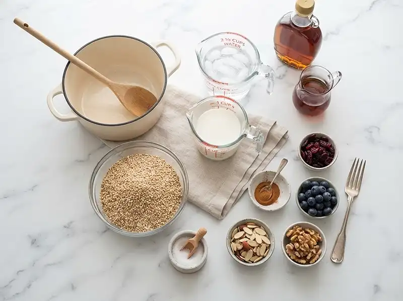 Ingredients to Prepare steel cut oats