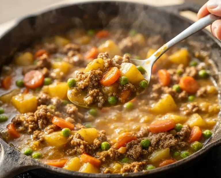 Japanese Curry Ground Beef Skillet